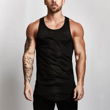 Carica l'immagine nel visualizzatore di Gallery, Muscleguys Men's Mesh Tank Tops Fitness Clothing 2019 Summer Muscle Vest Gyms Stringer Tanktop Canottiere Bodybuiding Sleeveless