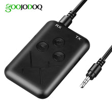 Carica l'immagine nel visualizzatore di Gallery, Bluetooth Adapter 2 in 1 Stereo 3.5mm Audio Music Wireless Transmitter Receiver Adapter For Car Headphones Stereo Mobile phone