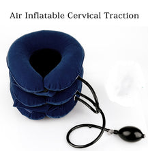Carica l'immagine nel visualizzatore di Gallery, Neck Tractor Inflatable Air Cervical Traction Device Support Collar Vertebra Orthopedics Massage Relaxation Brace