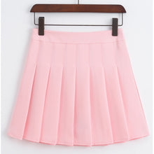 Carica l'immagine nel visualizzatore di Gallery, Women high waist pleated skirt Sweet Cute Girls Dance Mini Skirt Cosplay black white skirt kawaii Female Mini Skirts Short