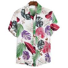 Carica l'immagine nel visualizzatore di Gallery, 2020 New Arrival Men's Shirts Men Hawaiian Camicias Casual One Button Wild Shirts Printed Short-sleeve Blouses Tops