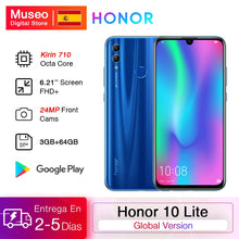 Carica l'immagine nel visualizzatore di Gallery, Global Version Honor 10 Lite Moblie Phone Kirin 710 Octa Core 6.21"24MP Front Camera Smartphone Android 2340X1080P& OTA