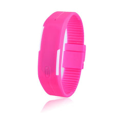Carica l'immagine nel visualizzatore di Gallery, 2021 New Charming Wristwatches Unisex Men's Women's Silicone Red LED Sports Bracelet Touch Digital Wrist Watch