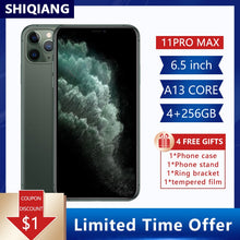 Carica l'immagine nel visualizzatore di Gallery, Unlock Original Apple iphone 11 Pro Max Used Cell Phones 6.5Inch 64/256GB AMOLED Display 12+12MP 1SIM Card Smartphones IOS A13