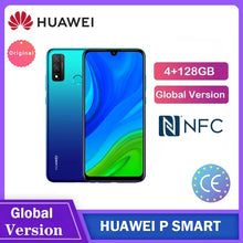 Carica l'immagine nel visualizzatore di Gallery, HUAWEI P Smart 2020 4GB 128GB NFC Smartphone Global Version Mobile Phone 3400mAh Battery 6.21 Inch AI 13MP Camera الهاتف الخلوي