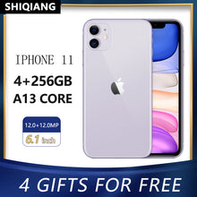 Carica l'immagine nel visualizzatore di Gallery, Original Unlocked Apple iPhone 11 Mobile Phones 6.1 Inch Full OLED Display 64/128/256GB ROM IOS Hexa Core A13 4G LTE SmartPhones