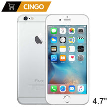 Carica l'immagine nel visualizzatore di Gallery, Unlocked Apple iPhone 6 IOS Dual Core 1.4GHz 1GB RAM 16/64/128GB ROM 4.7 inch 8.0 MP Camera 3G WCDMA 4G LTE Used Mobile phone