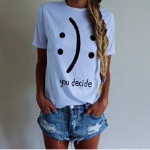 Carica l'immagine nel visualizzatore di Gallery, Nothing Letter Rose Print Harajuku White Hip-hop Shirts Camis New Summer Short Sleeve Casual Clothing Punk Rock Tank Tops Female