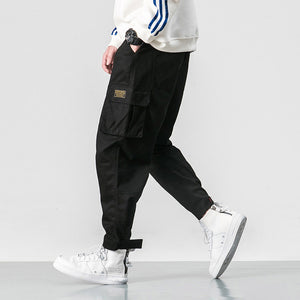 Autumn Winter Harem Baggy Pants Men Hip Hop Streetwear Warm Mens Trousers Casual Long Military Cargo Pants Men Pantaloni Uomo