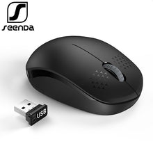 Carica l'immagine nel visualizzatore di Gallery, SeenDa Noiseless 2.4GHz Wireless Mouse for Laptop Portable Mini Mute Mice Silent Computer Mouse for Desktop Notebook PC Mause
