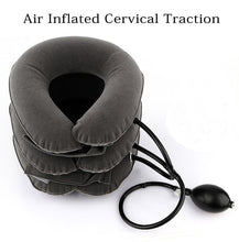 Carica l'immagine nel visualizzatore di Gallery, Neck Tractor Inflatable Air Cervical Traction Device Support Collar Vertebra Orthopedics Massage Relaxation Brace
