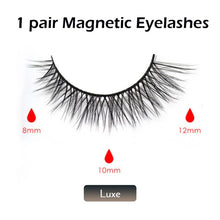 Carica l'immagine nel visualizzatore di Gallery, Double Layer Magnetic False Eyelashes &amp; Magnetic Eyeliner 5 Magnets Natural Soft Fake Eyelashes Extension 2 Pairs with Tweezers
