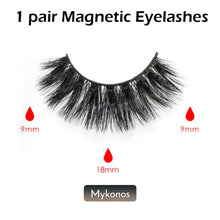 Carica l'immagine nel visualizzatore di Gallery, Double Layer Magnetic False Eyelashes &amp; Magnetic Eyeliner 5 Magnets Natural Soft Fake Eyelashes Extension 2 Pairs with Tweezers
