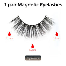 Carica l'immagine nel visualizzatore di Gallery, Double Layer Magnetic False Eyelashes &amp; Magnetic Eyeliner 5 Magnets Natural Soft Fake Eyelashes Extension 2 Pairs with Tweezers
