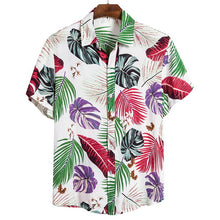 Carica l'immagine nel visualizzatore di Gallery, MoneRffi 2020 New Arrival Men's Shirts Men Hawaiian Camicias Casual One Button Wild Shirts Men Fashion Printed Short-sleeve
