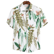 Carica l'immagine nel visualizzatore di Gallery, MoneRffi 2020 New Arrival Men's Shirts Men Hawaiian Camicias Casual One Button Wild Shirts Men Fashion Printed Short-sleeve
