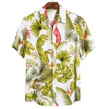 Carica l&#39;immagine nel visualizzatore di Gallery, 2020 New Arrival Men&#39;s Shirts Men Hawaiian Camicias Casual One Button Wild Shirts Printed Short-sleeve Blouses Tops
