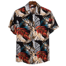 Carica l&#39;immagine nel visualizzatore di Gallery, 2020 New Arrival Men&#39;s Shirts Men Hawaiian Camicias Casual One Button Wild Shirts Printed Short-sleeve Blouses Tops
