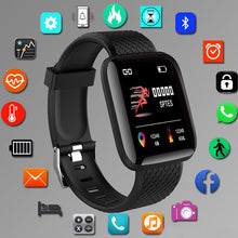 Carica l&#39;immagine nel visualizzatore di Gallery, Digital Smart sport watch men&#39;s watches digital led electronic wristwatch Bluetooth fitness wristwatch women kids hours hodinky
