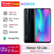 Carica l'immagine nel visualizzatore di Gallery, Global version Honor 10 Lite Smartphone Kirin 710 Octa Core 6.21 "2340X1080P 24MP front camera mobile phone Android OTA
