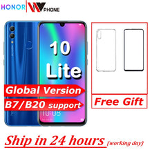 Carica l'immagine nel visualizzatore di Gallery, Honor 10 Lite Global Version optional MobilePhone 6.21 inch 3400mAh Android 9 24MP Camera Smartphone with Google Play OTA Update
