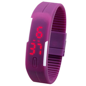 2021 New Charming Wristwatches Unisex Men's Women's Silicone Red LED Sports Bracelet Touch Digital Wrist Watch