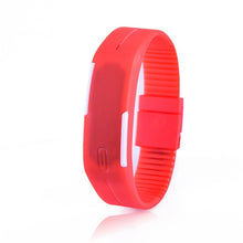 Carica l&#39;immagine nel visualizzatore di Gallery, 2021 New Charming Wristwatches Unisex Men&#39;s Women&#39;s Silicone Red LED Sports Bracelet Touch Digital Wrist Watch
