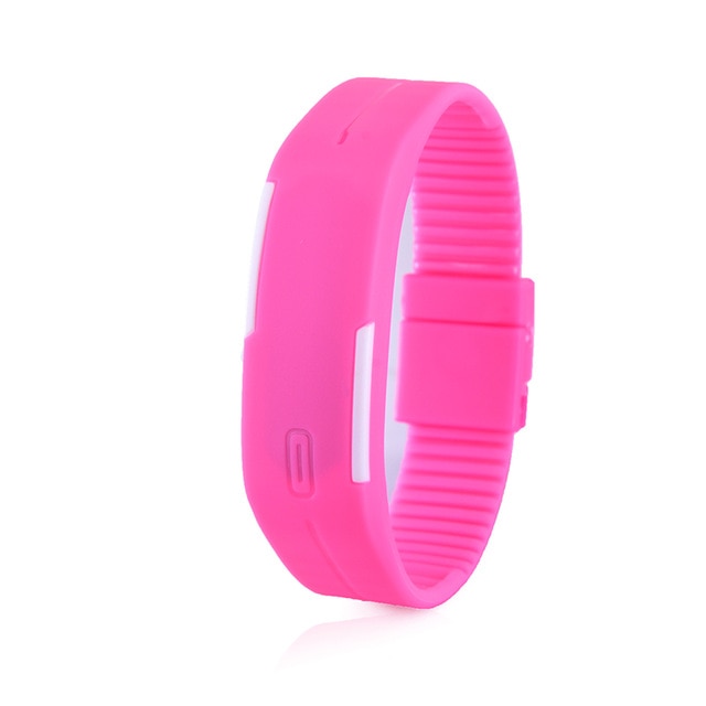 2021 New Charming Wristwatches Unisex Men's Women's Silicone Red LED Sports Bracelet Touch Digital Wrist Watch