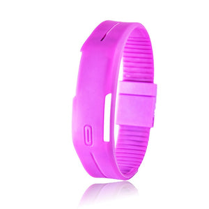 2021 New Charming Wristwatches Unisex Men's Women's Silicone Red LED Sports Bracelet Touch Digital Wrist Watch