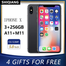 Carica l'immagine nel visualizzatore di Gallery, Unlocked Apple iPhone X Original Used Telephone 3GB RAM 64/256GB ROM 4G LTE 5.8' Hexa Core 12MP iOS 1SIM Card Face ID Cell Phone
