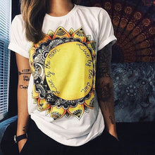 Carica l'immagine nel visualizzatore di Gallery, Nothing Letter Rose Print Harajuku White Hip-hop Shirts Camis New Summer Short Sleeve Casual Clothing Punk Rock Tank Tops Female
