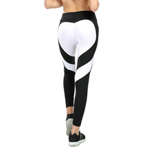 Carica l'immagine nel visualizzatore di Gallery, [AoSheng] Plus Size XXXL Women Fitness Heart Shape Leggings Seamless Leggings Femme Summer Workout Running Leggings
